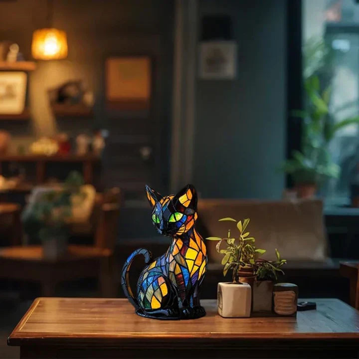 Handcrafted Cat Lamp with Glow – Mood Lighting and Gift Inspiration
