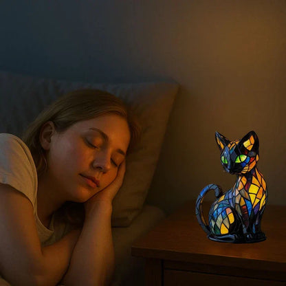 Handcrafted Cat Lamp with Glow – Mood Lighting and Gift Inspiration