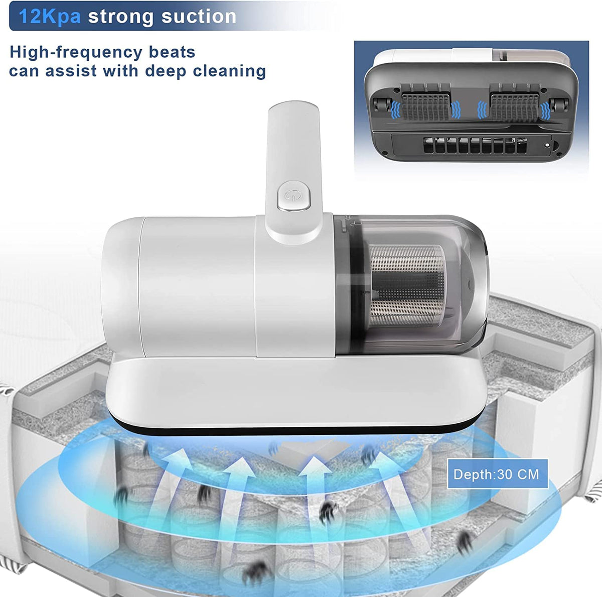 Handheld Fabric Vacuum High Vibration HEPA Filter