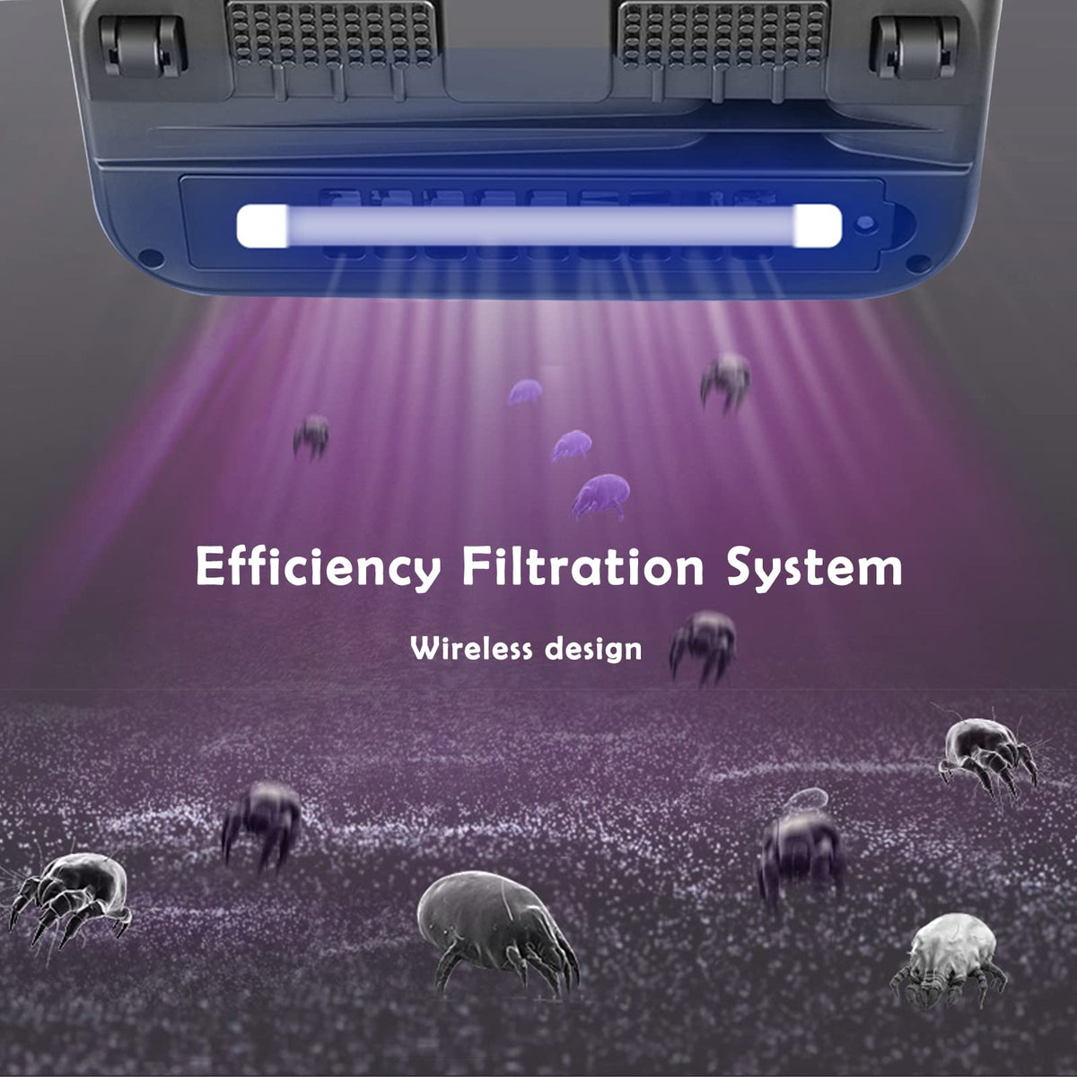 Handheld Fabric Vacuum High Vibration HEPA Filter