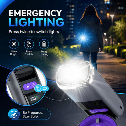 Handheld Fan Semiconductor Cooling Plate Rechargeable LED Torch