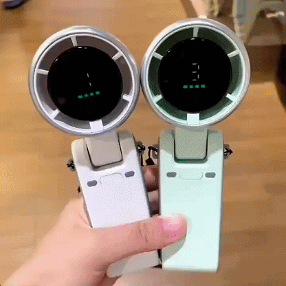 Handheld Fan USB Rechargeable Five Speeds & Adjustable Tilt