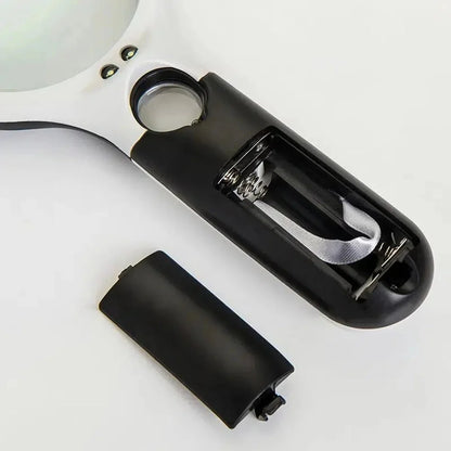 Handheld Magnifying Glass 45x LED Light Dual Lenses