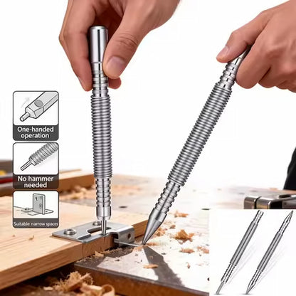 Handheld Nailer Spring-Assisted Compact Two Interchangeable Tips