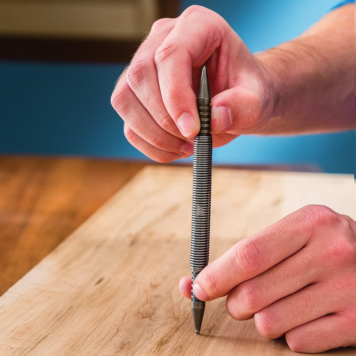 Handheld Nailer Spring-Assisted Compact Two Interchangeable Tips
