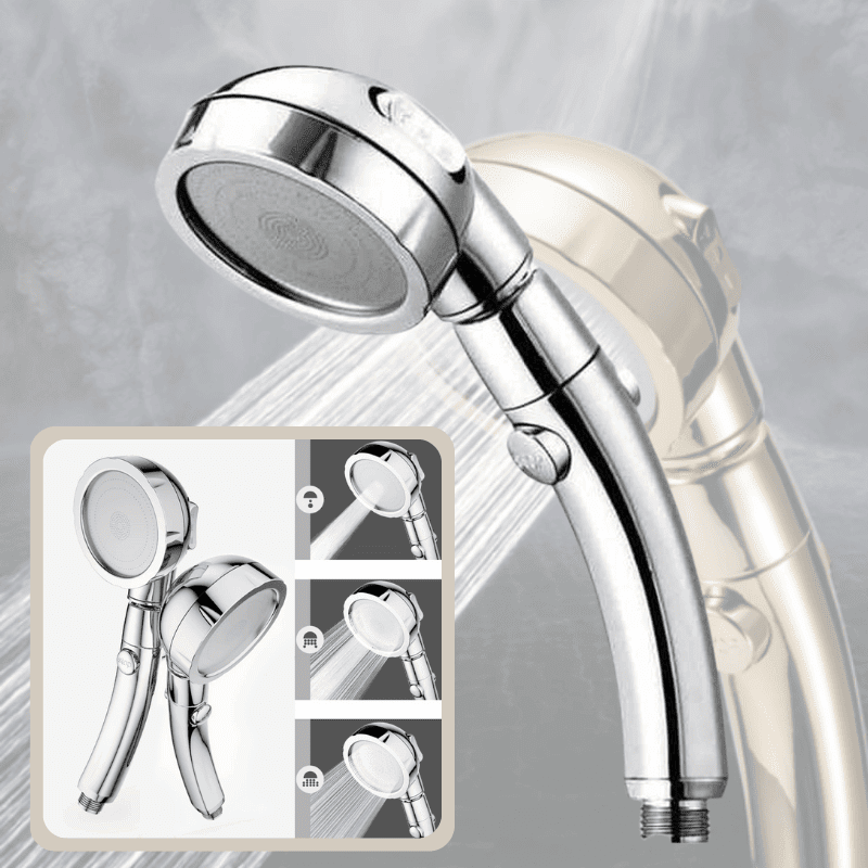 Handheld Showerhead 3 Spray Modes Pressure Boost
