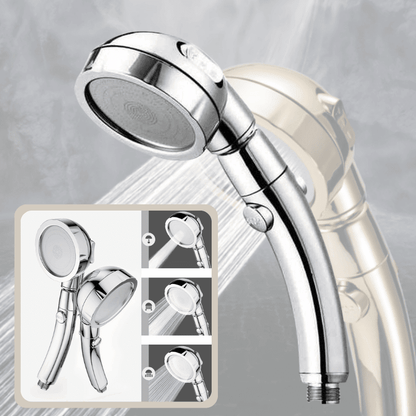 Handheld Showerhead 3 Spray Modes Pressure Boost