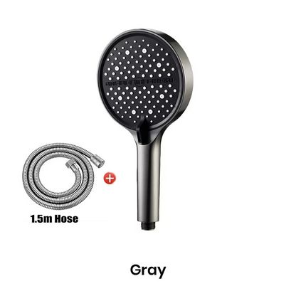 Handheld Showerhead High-Pressure 7 Spray Modes Self-Cleaning Silicone Nozzles