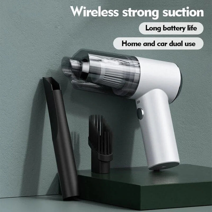Handheld Vacuum Slim Nozzle Powerful Suction USB Rechargeable