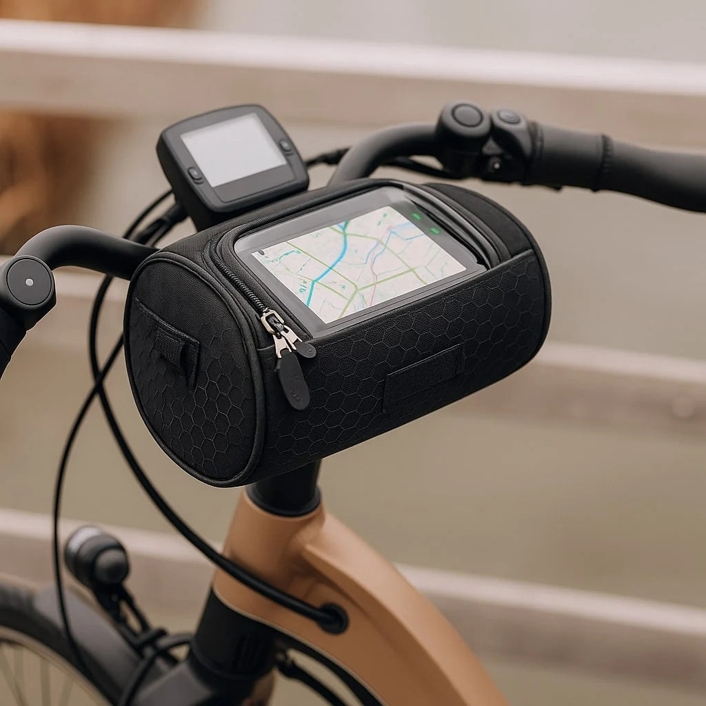 Handlebar Bicycle Bag | Waterproof Bike Pouch with Touchscreen Access