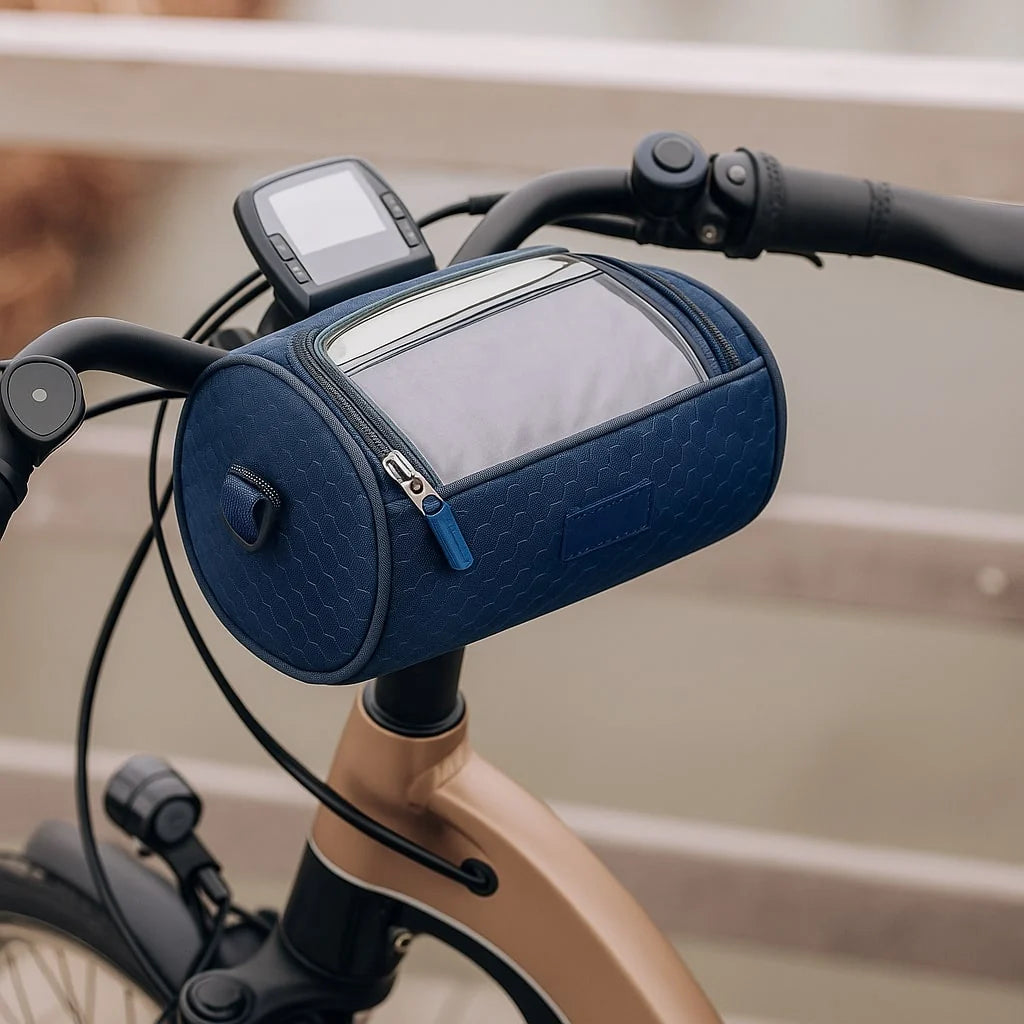 Handlebar Bicycle Bag | Waterproof Bike Pouch with Touchscreen Access
