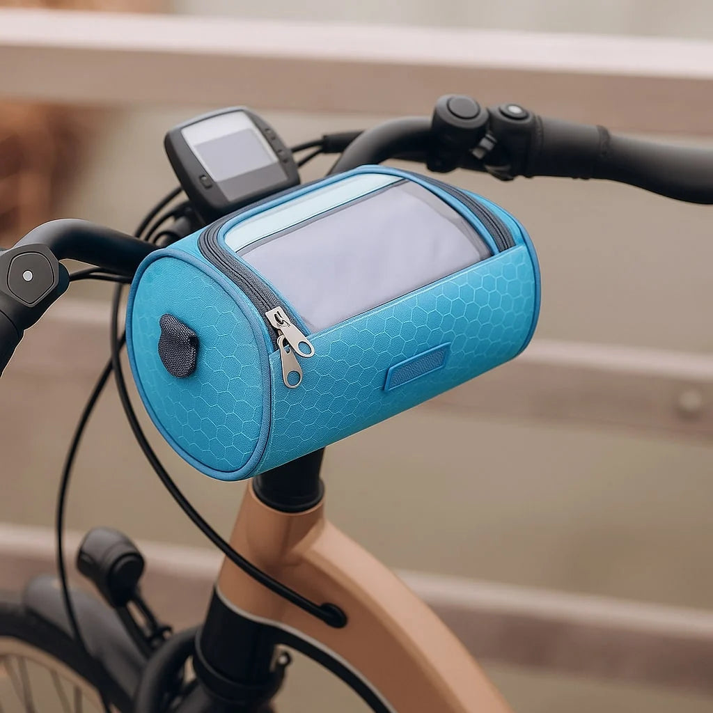 Handlebar Bicycle Bag | Waterproof Bike Pouch with Touchscreen Access