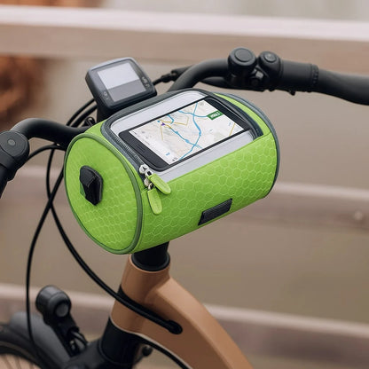 Handlebar Bicycle Bag | Waterproof Bike Pouch with Touchscreen Access