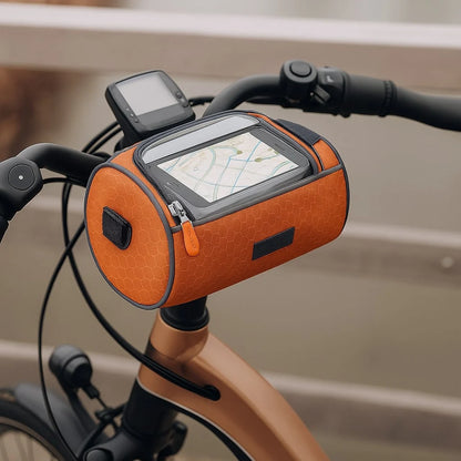 Handlebar Bicycle Bag | Waterproof Bike Pouch with Touchscreen Access