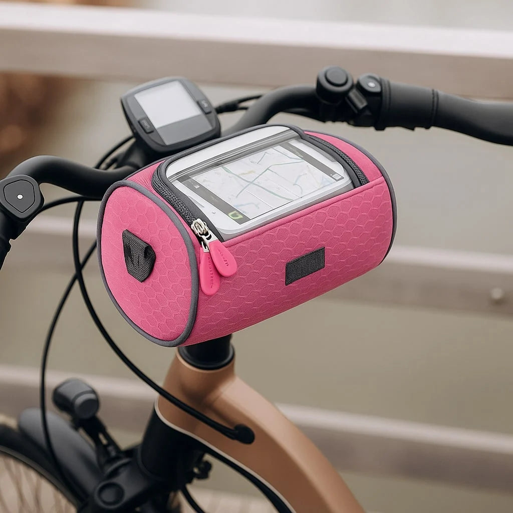 Handlebar Bicycle Bag | Waterproof Bike Pouch with Touchscreen Access