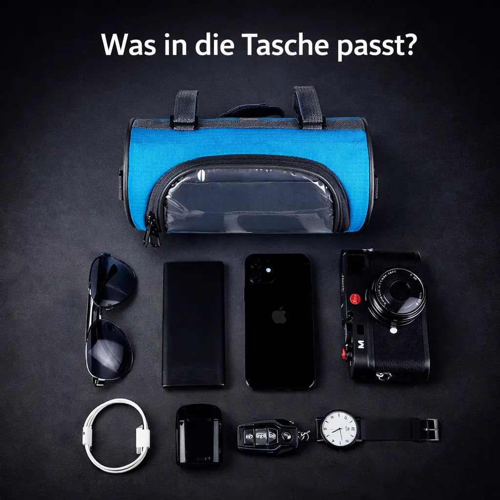 Handlebar Bicycle Bag | Waterproof Bike Pouch with Touchscreen Access