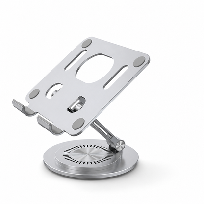 Hands-Free Adjustable Foldable Phone & Tablet Stand (360° Rotating)