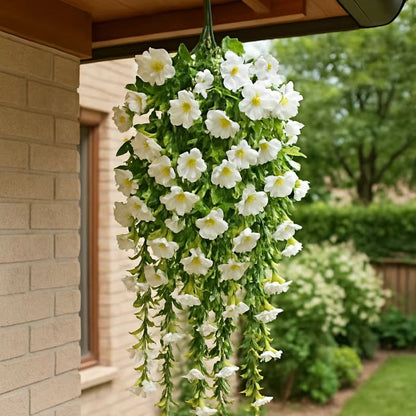 Hanging Flower Bouquet Realistic Cascading Maintenance-Free