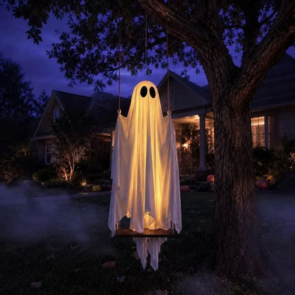 Hanging Ghost Light Pre-Assembled 8-Mode LED Remote-Controlled