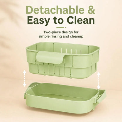 Hanging Sink Strainer Extendable Foldable Quick-Draining