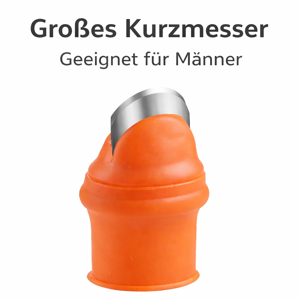 Harvesting Thumb Blade Curved Stainless Steel Silicone Holder