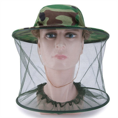 Hat Wide Brim & Mosquito Net UV Protection