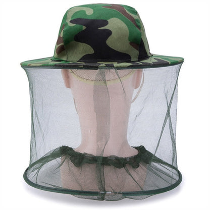 Hat Wide Brim & Mosquito Net UV Protection