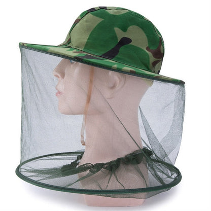 Hat Wide Brim & Mosquito Net UV Protection
