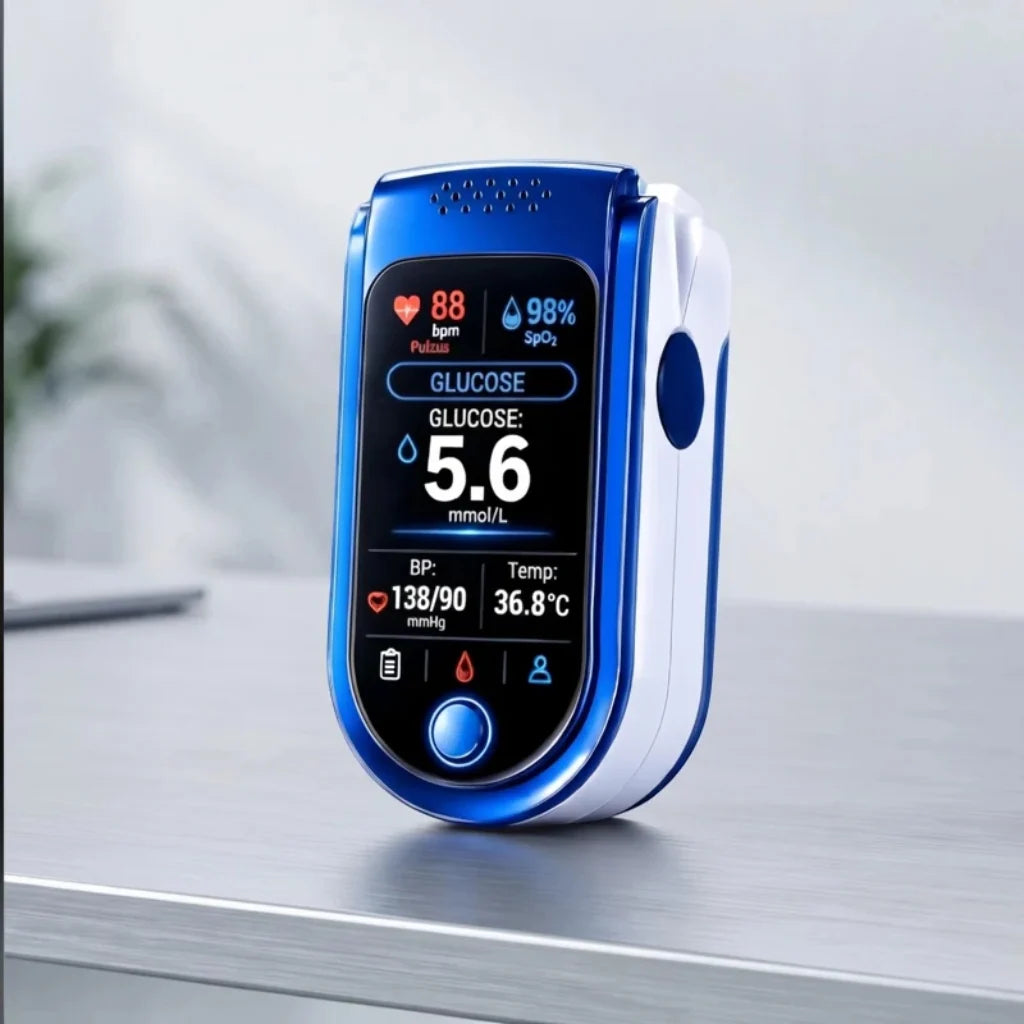 Health Monitor Non-Invasive Blood Glucose, Heart Rate & Oxygen