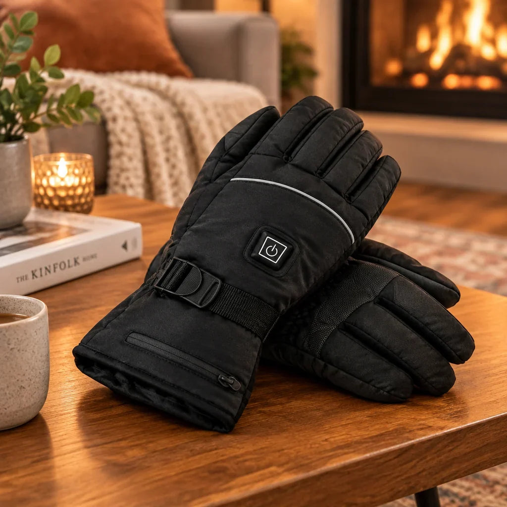 Heated Gloves Rechargeable Waterproof Touchscreen