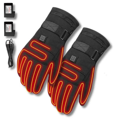 Heated Gloves Rechargeable Waterproof Touchscreen