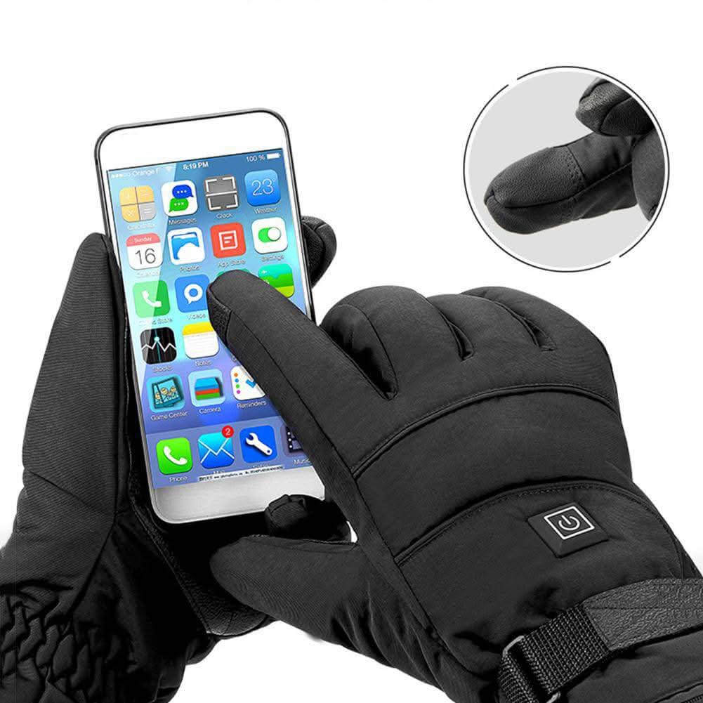 Heated Gloves Rechargeable Waterproof Touchscreen