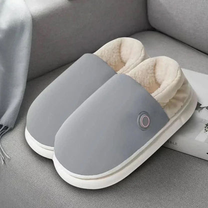 Heated Slippers Three Heat Levels Insulated Plush Lining