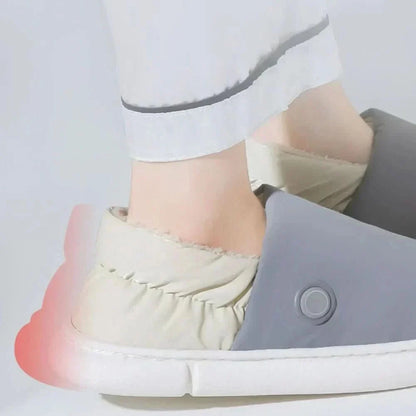 Heated Slippers Three Heat Levels Insulated Plush Lining
