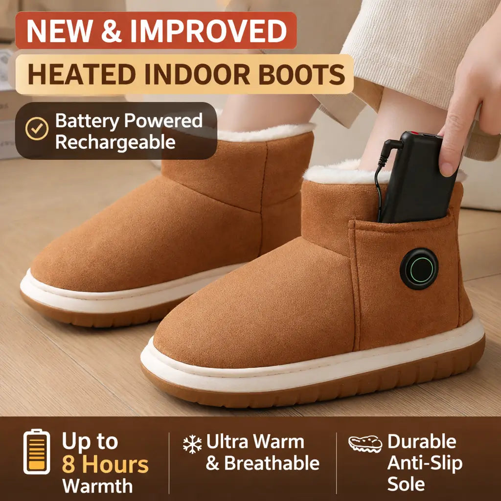 Heated Slippers Three-Level Heating Anti-Slip Tread
