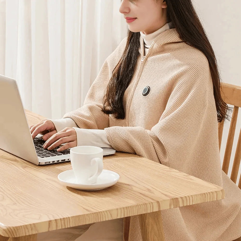 Heated Wrap Blanket Fast-Heating USB Powered Three Settings