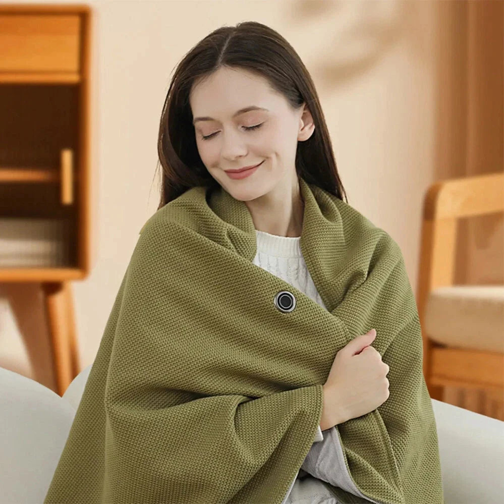 Heated Wrap Blanket Fast-Heating USB Powered Three Settings