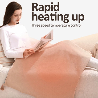 Heated Wrap Blanket Fast-Heating USB Powered Three Settings