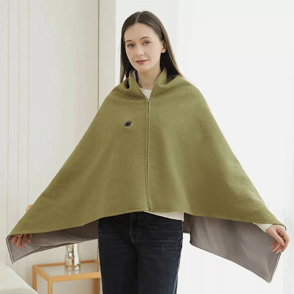 Heated Wrap Blanket Fast-Heating USB Powered Three Settings