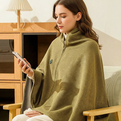 Heated Wrap Blanket USB-C Powered Zippered 8-Zone Heating