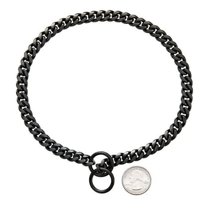 Heavy-Duty Dog Collar Chain Featuring Robust Link Construction for Every Breed