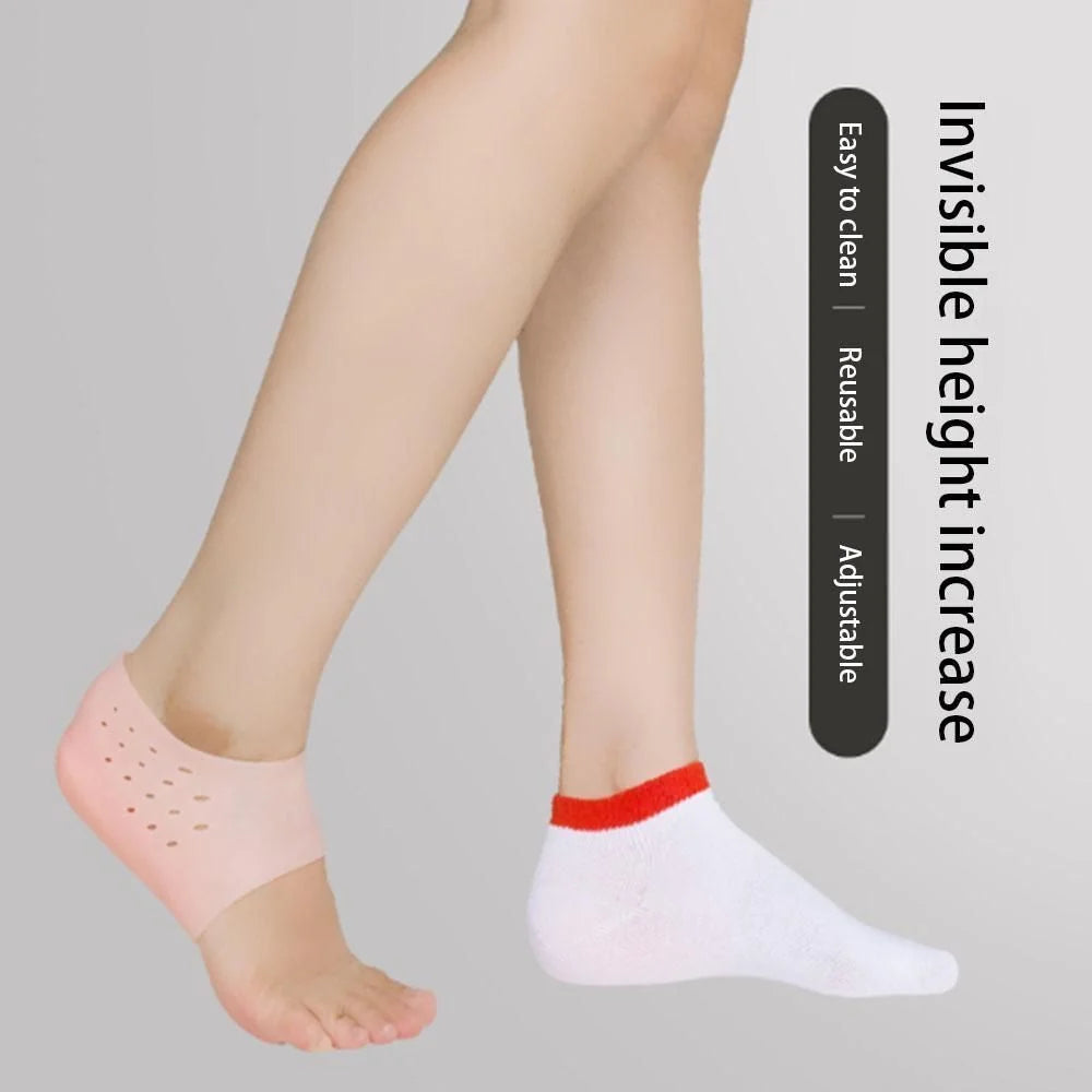 Height-Increasing Insoles Silicone Cushioned Non-Slip