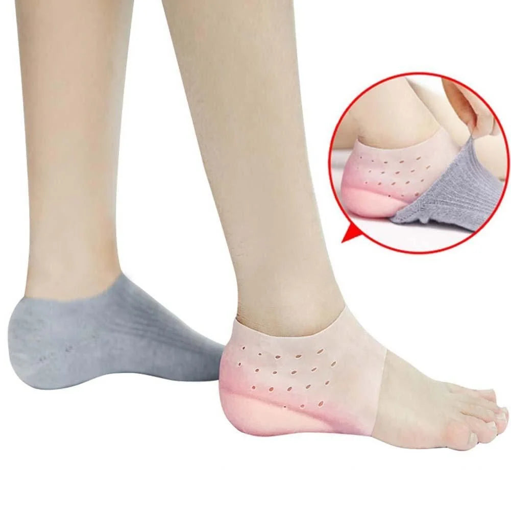 Height-Increasing Insoles Silicone Cushioned Non-Slip