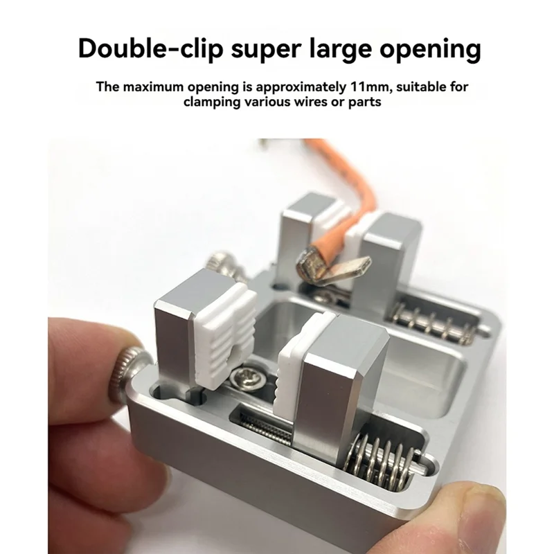 Helping Hand Clamp Double Clamp Heat-Resistant Jaws