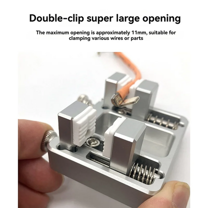 Helping Hand Clamp Double Clamp Heat-Resistant Jaws
