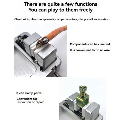Helping Hand Clamp Double Clamp Heat-Resistant Jaws