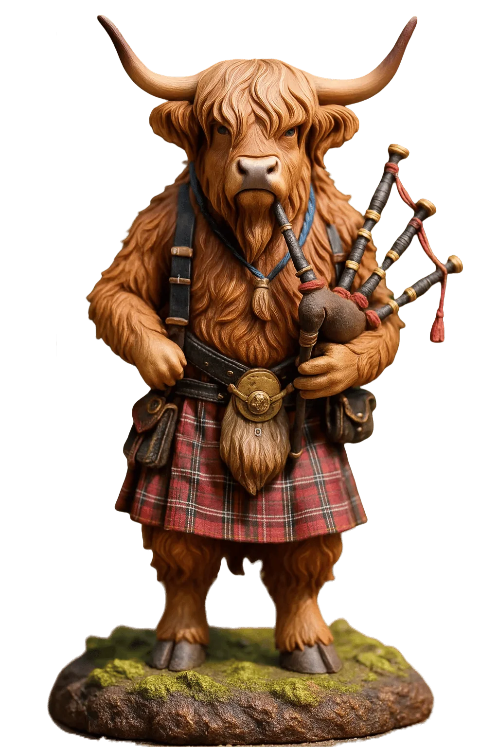 Highland Cow Advent Calendar 24 Resin Figurines Numbered Compartments