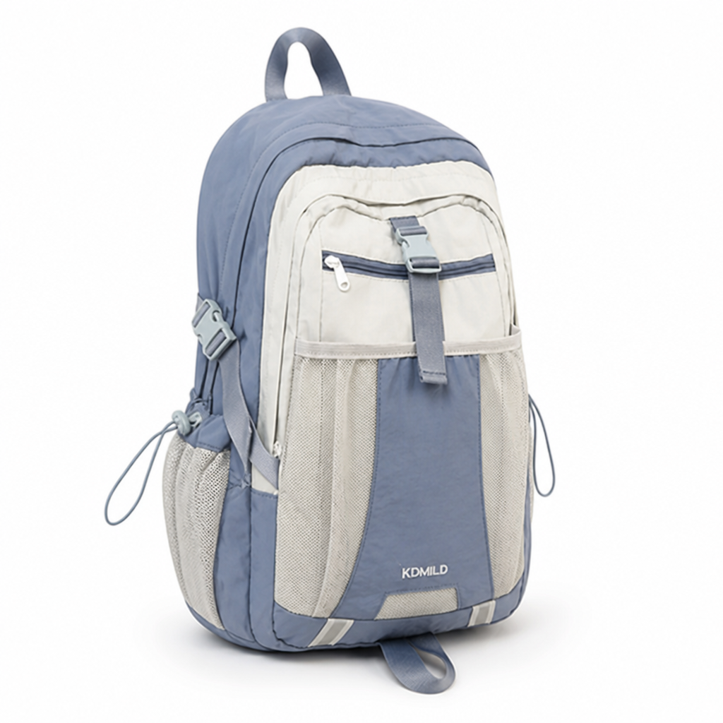 Hiking Backpack Multi-Compartment Lightweight Padded Straps & Mesh Pockets