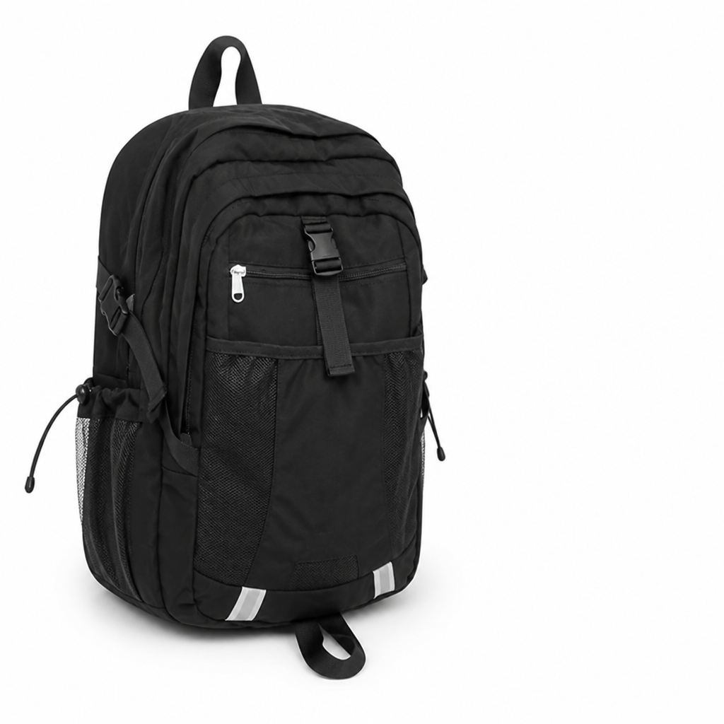 Hiking Backpack Multi-Compartment Lightweight Padded Straps & Mesh Pockets