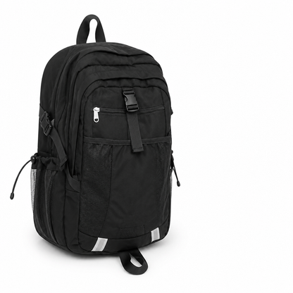 Hiking Backpack Multi-Compartment Lightweight Padded Straps & Mesh Pockets